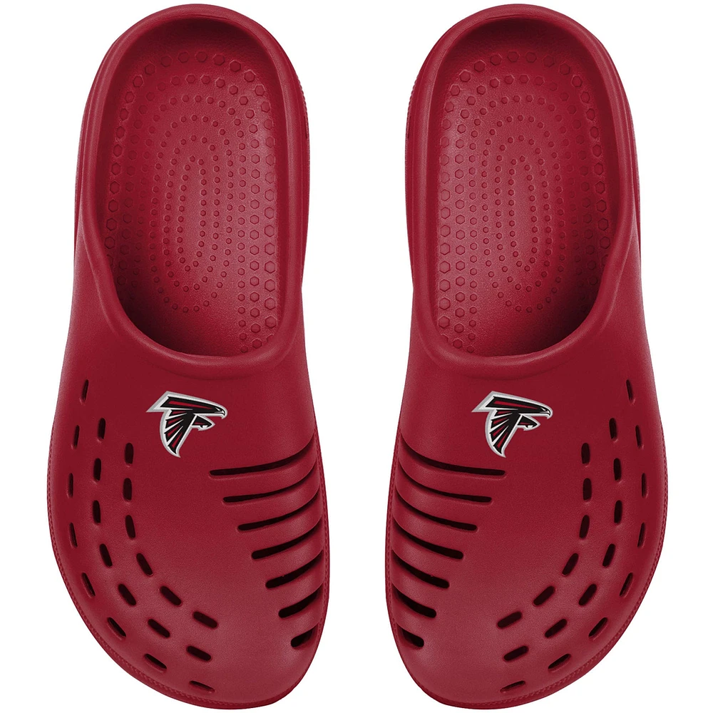 Youth FOCO Red Atlanta Falcons Sunny Day Clogs