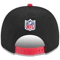 Youth New Era  Black/Red Atlanta Falcons 2025 NFL Draft A-Frame 9FIFTY Snapback Hat