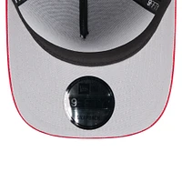 Youth New Era  Black/Red Atlanta Falcons 2025 NFL Draft A-Frame 9FIFTY Snapback Hat
