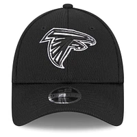 Casquette réglable Main B-Dub 9FORTY des Atlanta Falcons New Era noire pour jeune