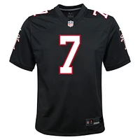 Maillot de jeu joueur alternatif Nike Bijan Robinson pour jeunes Atlanta Falcons noir