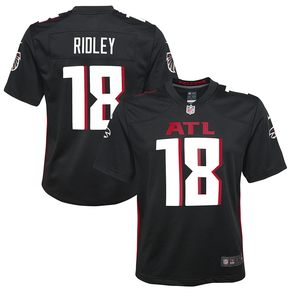 Maillot de match joueur des Falcons d'Atlanta Nike Calvin Ridley pour jeune, noir