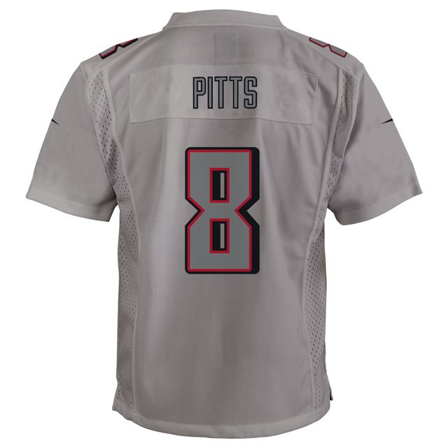 Maillot de jeu Atmosphere Atlanta Falcons Nike Kyle Pitts gris pour jeune