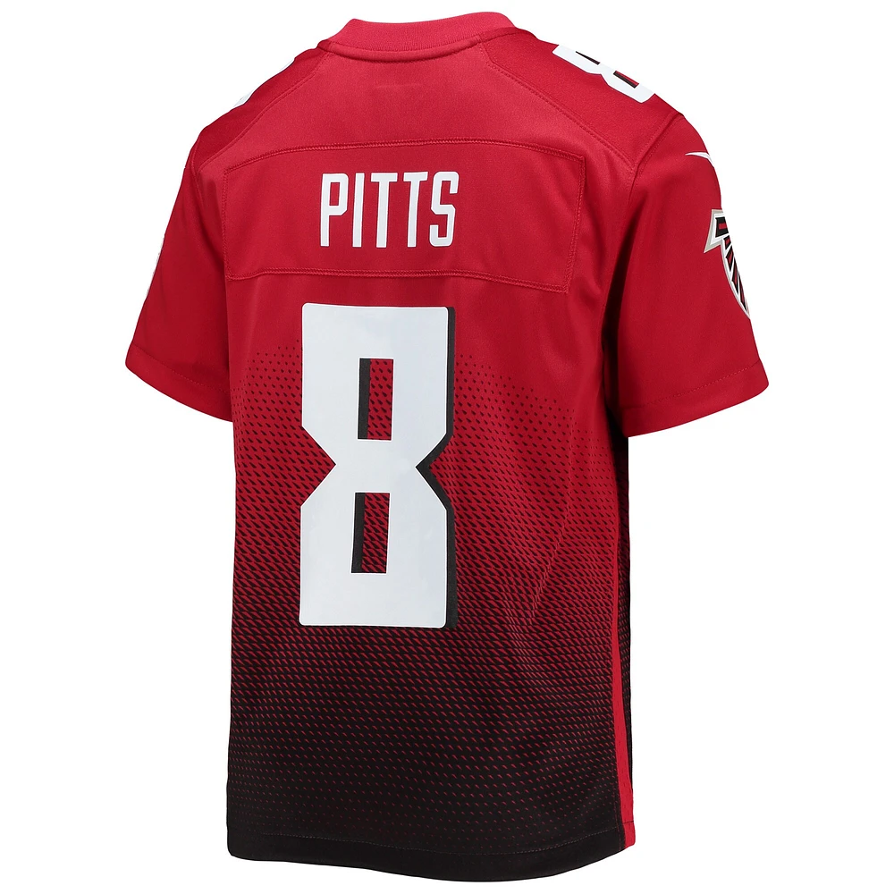 Maillot de match Nike Kyle Pitts des Atlanta Falcons pour jeune, rouge