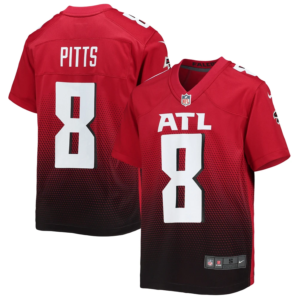 Maillot de match Nike Kyle Pitts des Atlanta Falcons pour jeune, rouge