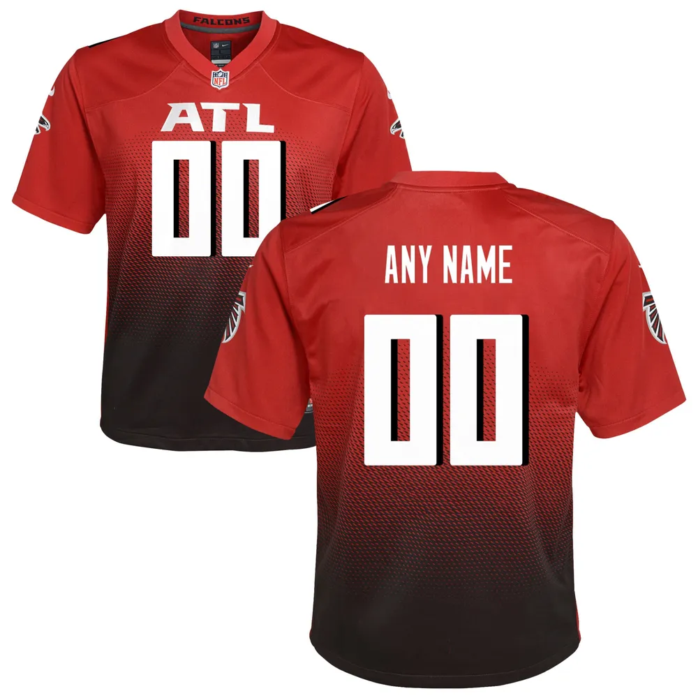 Atlanta Falcons Nike Alternate Game Jersey - Red - Custom - Mens