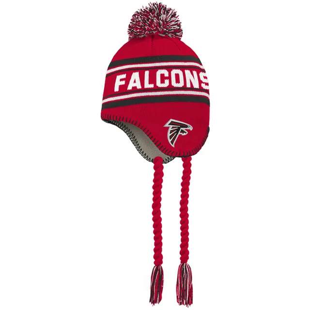 Kansas City Chiefs Youth Jacquard Tassel Knit Hat with Pom - Red