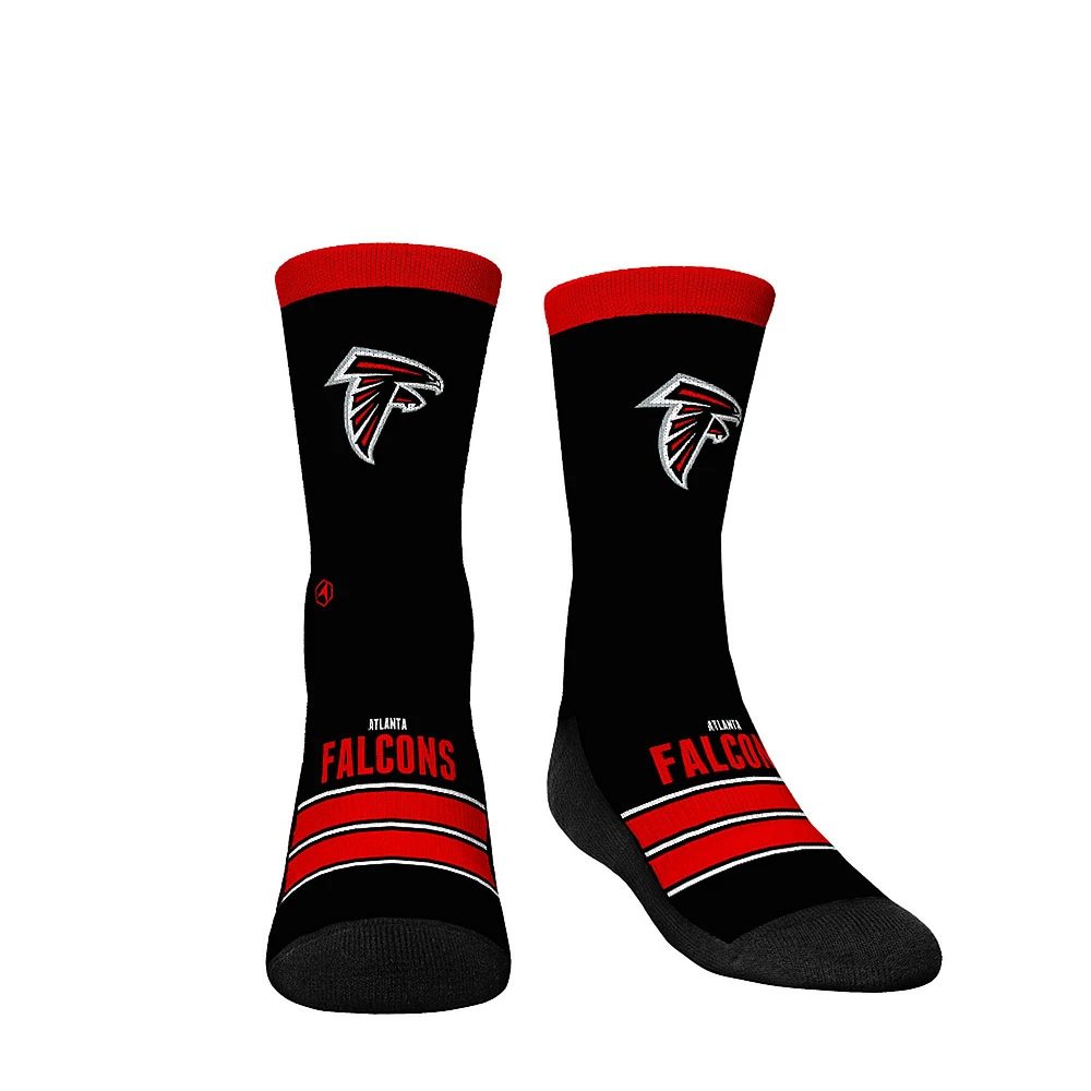 Youth Rock Em Socks Atlanta Falcons Gametime Stripe Crew Socks