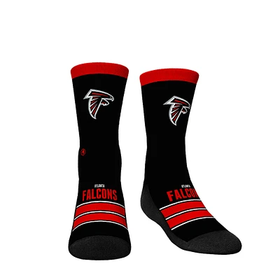 Chaussettes Rock Em pour jeunes Atlanta Falcons Gametime Stripe Crew