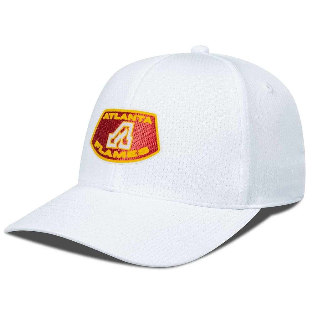 Men's Levelwear White Atlanta Flames  Skylight Zephyr Adjustable Hat