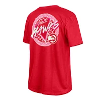 New Era  Red Atlanta Hawks Glow-in-the-Dark T-Shirt