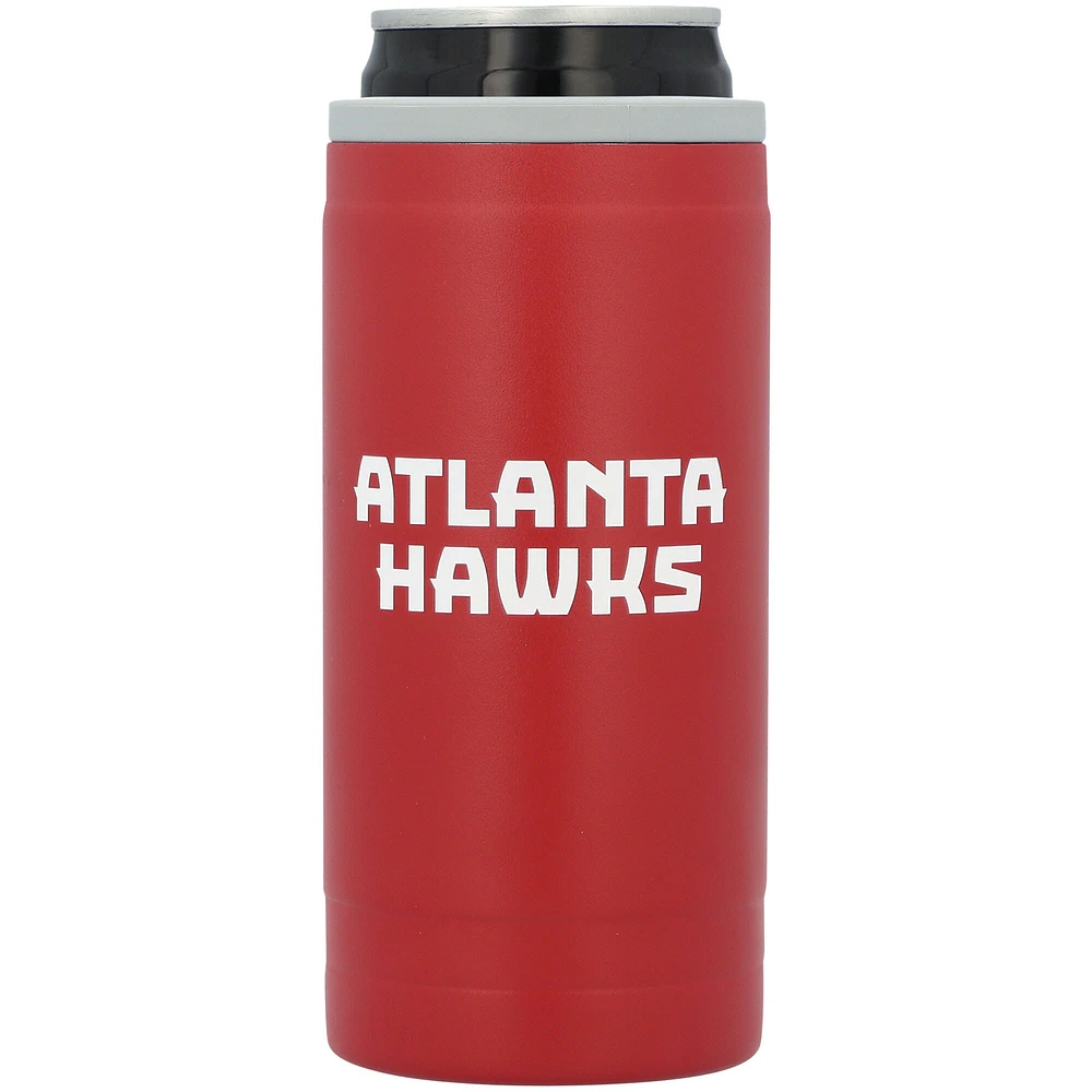 Hawks d'Atlanta 12 oz. Flipside Powdercoat Slim Refroidisseur de canettes