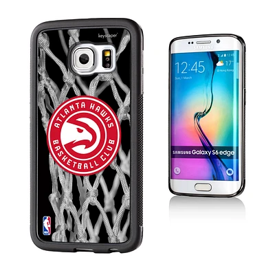 Étui pare-chocs pour Galaxy S6 Edge des Hawks d'Atlanta Net 2