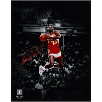 Dominique Wilkins Atlanta Hawks Autographed 11" x 14" Reverse Dunk Spotlight Photograph 