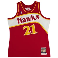 Dominique Wilkins Atlanta Hawks Autographed Mitchell & Ness 1986-87 Red Authentic Jersey with Multiple Inscriptions - Limited Edition of 12