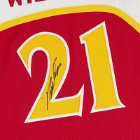 Dominique Wilkins Atlanta Hawks Autographed Mitchell & Ness 1987-88 Red Authentic Jersey