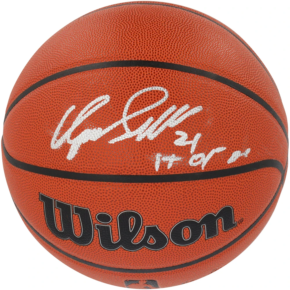 Dominique Wilkins Atlanta Hawks Autographed Wilson Authentic Series Indoor/Outdoor Basketball with "HOF 06" Inscription