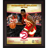 Dominique Wilkins Atlanta Hawks Framed 15" x 17" Hardwood Classics Player Collage