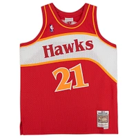 Dominique Wilkins Red Atlanta Hawks Autographed Mitchell & Ness 1986 Replica Jersey