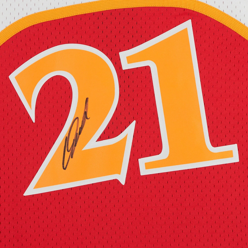 Dominique Wilkins Red Atlanta Hawks Autographed Mitchell & Ness 1986 Replica Jersey