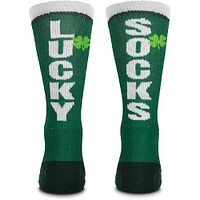 For Bare Feet Atlanta Hawks Four Leaf St. Patrick's Day V-Curve Crew Socks