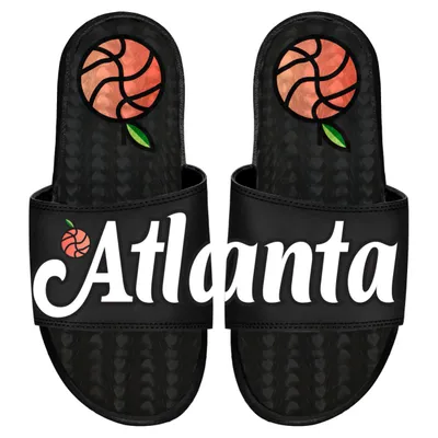 ISlide Noir Atlanta Hawks 2022/23 City Edition Sandales à enfiler en gel