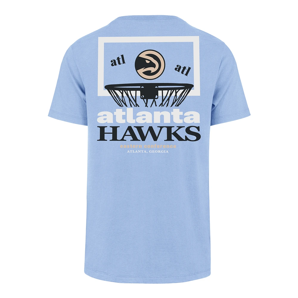 Men's '47  Light Blue Atlanta Hawks City Edition Backboard T-Shirt