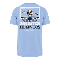 Men's '47  Light Blue Atlanta Hawks City Edition Backboard T-Shirt