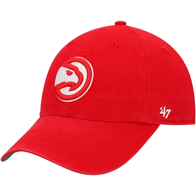 Men's '47 Red Atlanta Hawks Franchise Fitted Hat