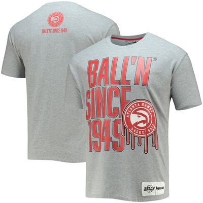 Men's BALL'N Heathered Gray Atlanta Hawks Since 1949 T-Shirt