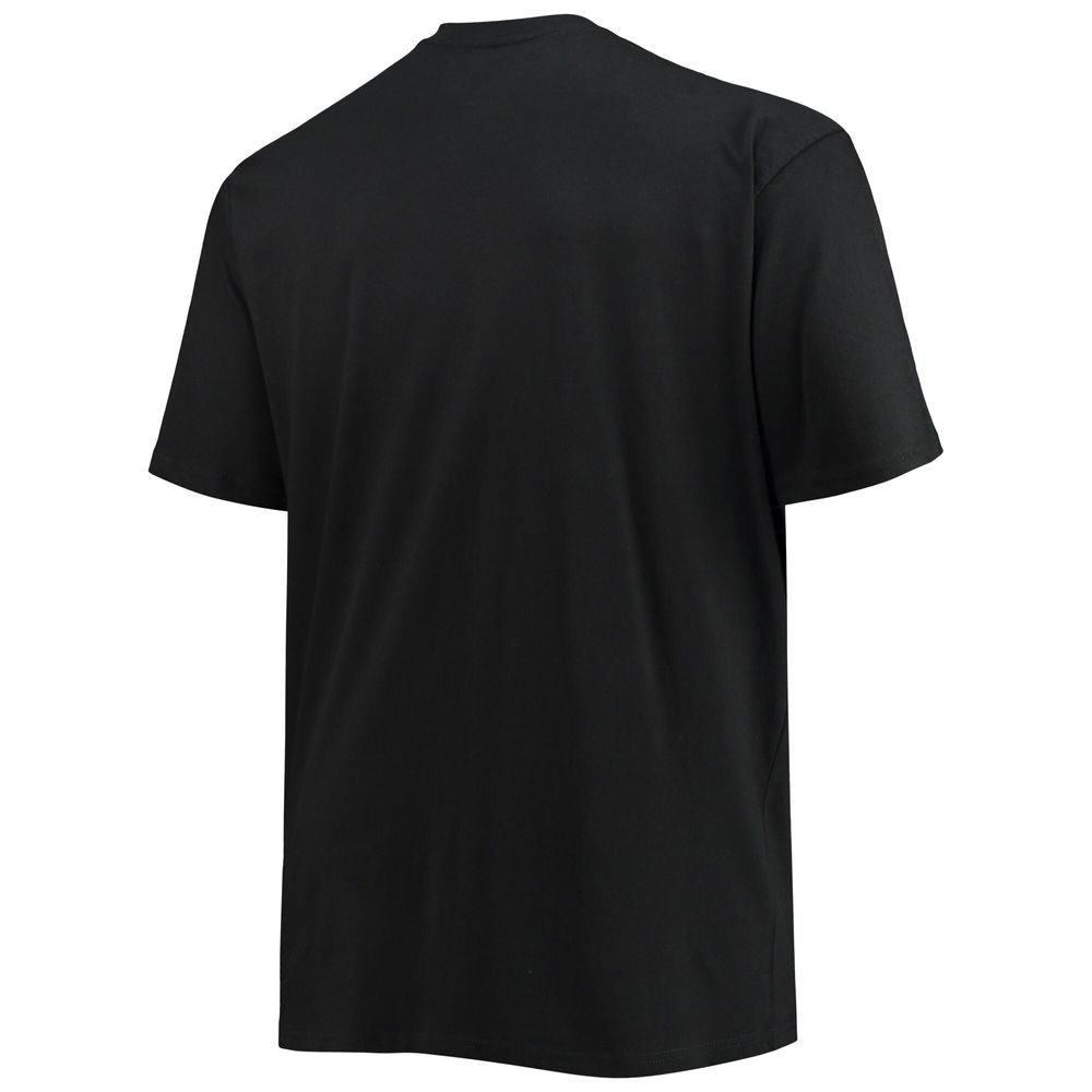 Men's Black Atlanta Hawks Big & Tall Pop T-Shirt