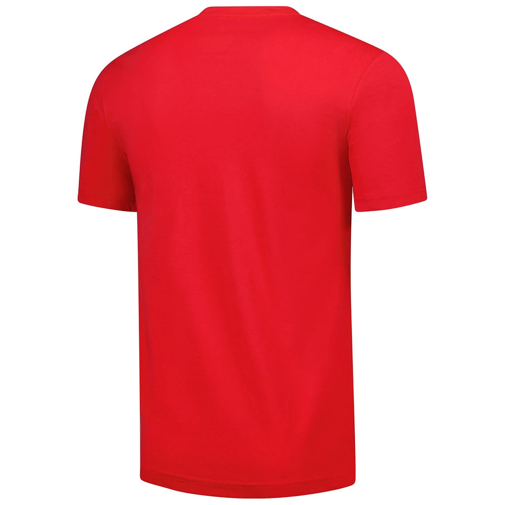 Men's Fanatics  Red Atlanta Hawks Location Just Net T-Shirt