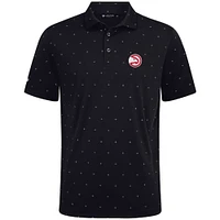 Men's Levelwear Black Atlanta Hawks Vision Polo