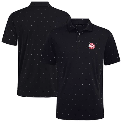 Men's Levelwear Black Atlanta Hawks Vision Polo