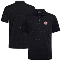 Men's Levelwear Black Atlanta Hawks Vision Polo