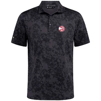 Men's Levelwear Black Atlanta Hawks Whisper Polo
