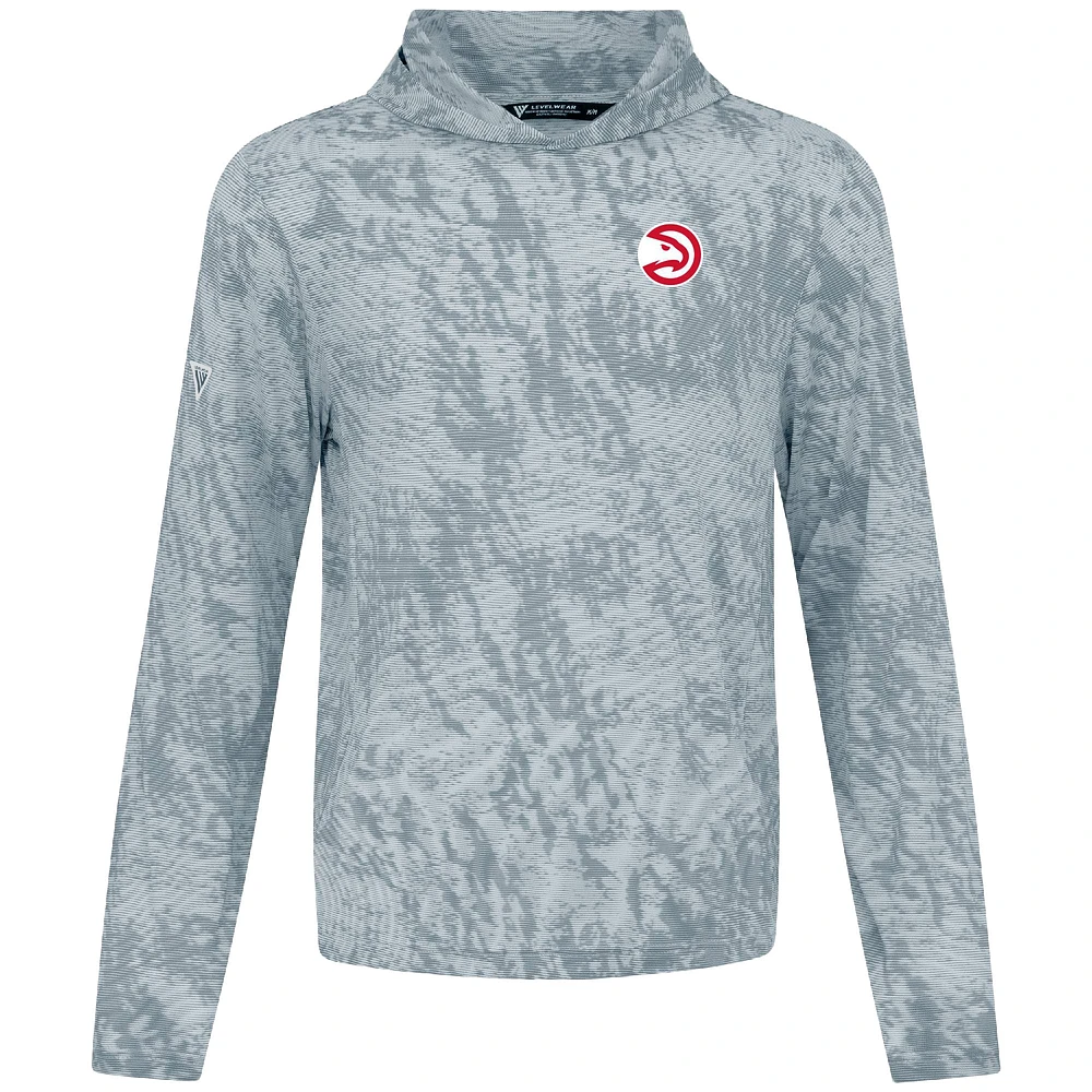 Men's Levelwear Gray Atlanta Hawks Platform Pullover Hoodie