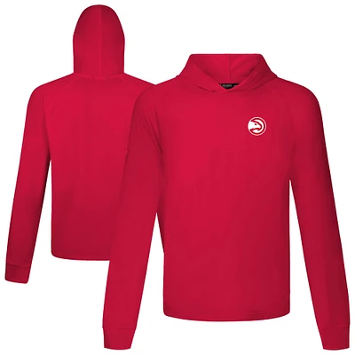 Men's Levelwear Red Atlanta Hawks Dimension R Pullover Hoodie