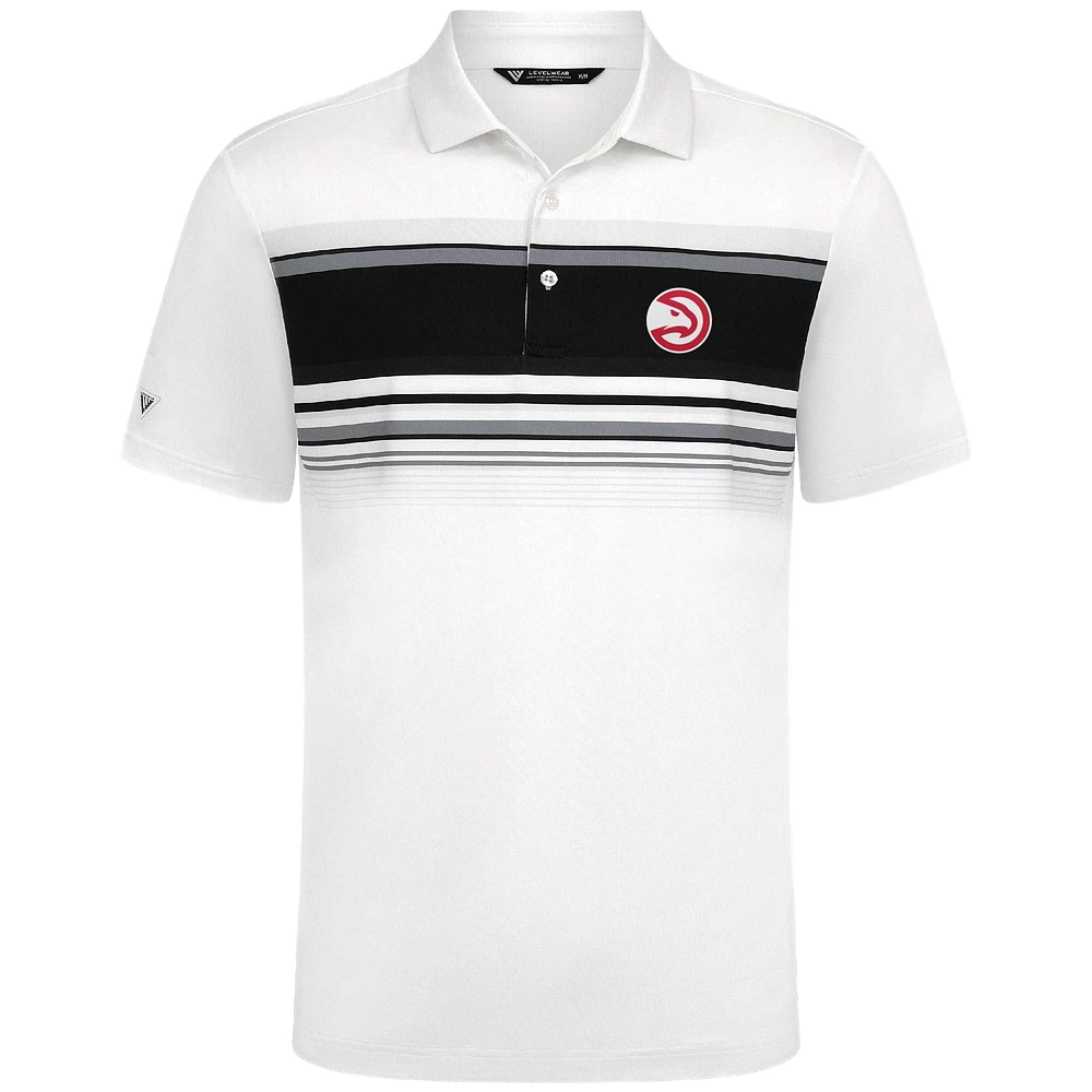 Men's Levelwear White Atlanta Hawks Onward Polo