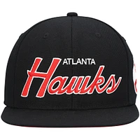 MNC HAWKS NOIR NBA MNC HWC SCRIPT 2.0 SNAPBACK HATMENSNP