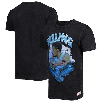 T-shirt pour homme Mitchell & Ness Black Trae Young Atlanta Hawks 2023 NBA All-Star Game Concert