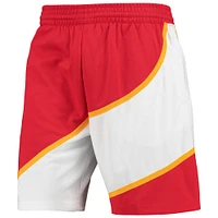 Men's Mitchell & Ness Red Atlanta Hawks 1986 Hardwood Classics 75th Anniversary Swingman Shorts