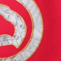 Men's Mitchell & Ness Red Atlanta Hawks 1986 Hardwood Classics 75th Anniversary Swingman Shorts