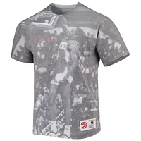 T-shirt pour homme Mitchell & Ness Spud Webb gris chiné Atlanta Hawks Above The Rim