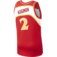 Maillot Swingman Mitchell & Ness Stacey Augmon pour hommes, rouge, Atlanta Hawks 1991/92, Hardwood Classics