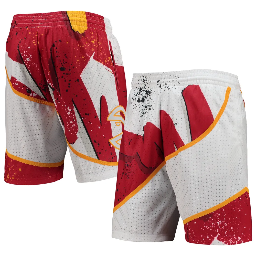 hawks mitchell and ness shorts