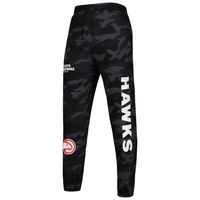 Men's New Era Black/Camo Atlanta Hawks Tonal Joggers