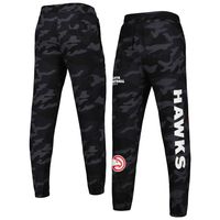 Men's New Era Black/Camo Atlanta Hawks Tonal Joggers