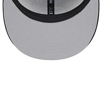 Men's New Era Black Atlanta Hawks 9FIFTY Snapback Trucker Hat