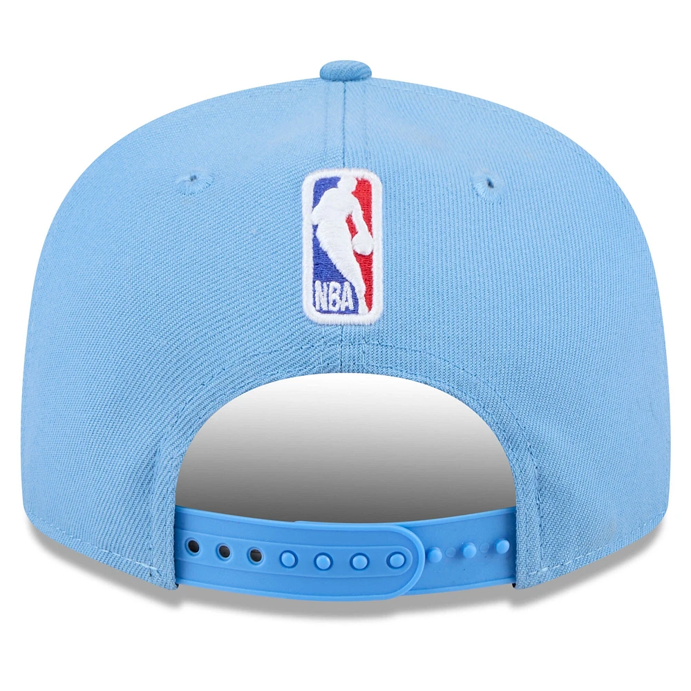 Men's New Era  Light Blue Atlanta Hawks 2024/25 City Edition Alternate 9FIFTY Snapback Hat